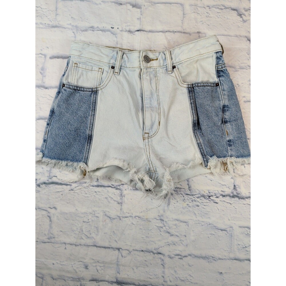 PacSun High Rise Festival Denim Cut Off Jean Shorts size 26